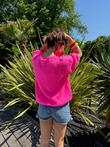 Gilet Gabin fushia