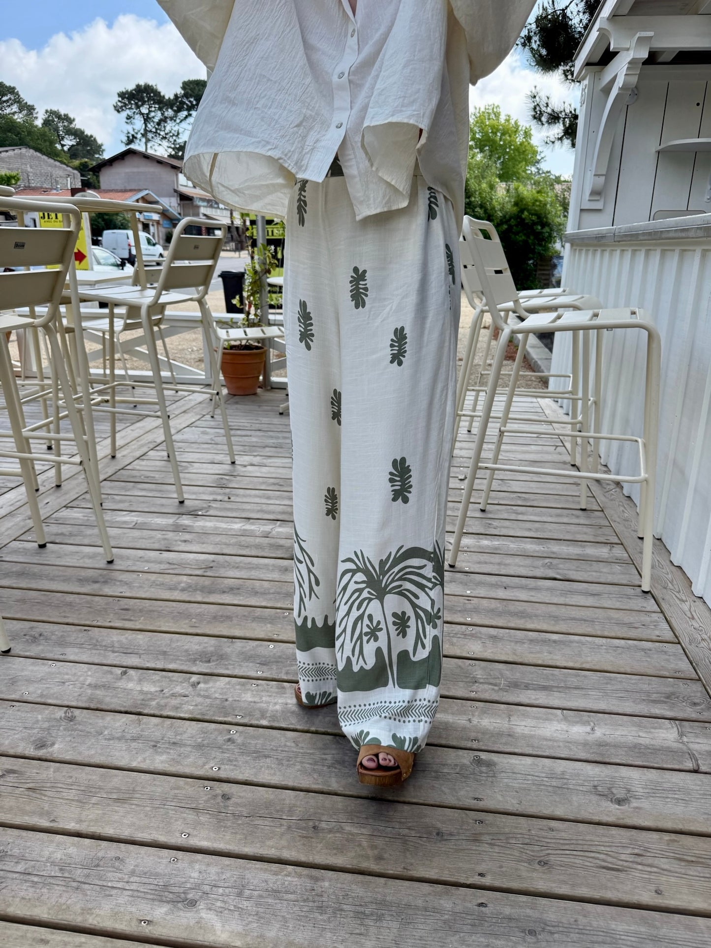 Pantalon large August