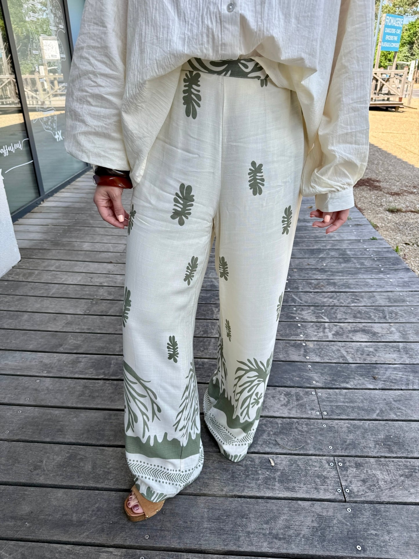 Pantalon large August
