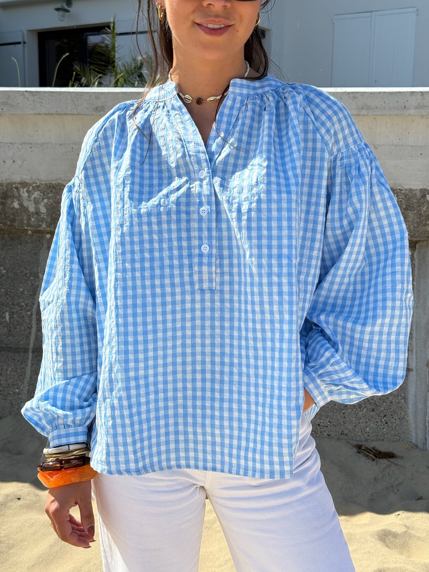 Chemise Livia bleue