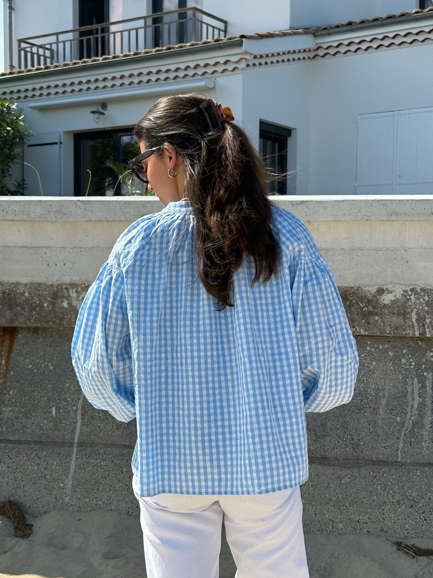 Chemise Livia bleue