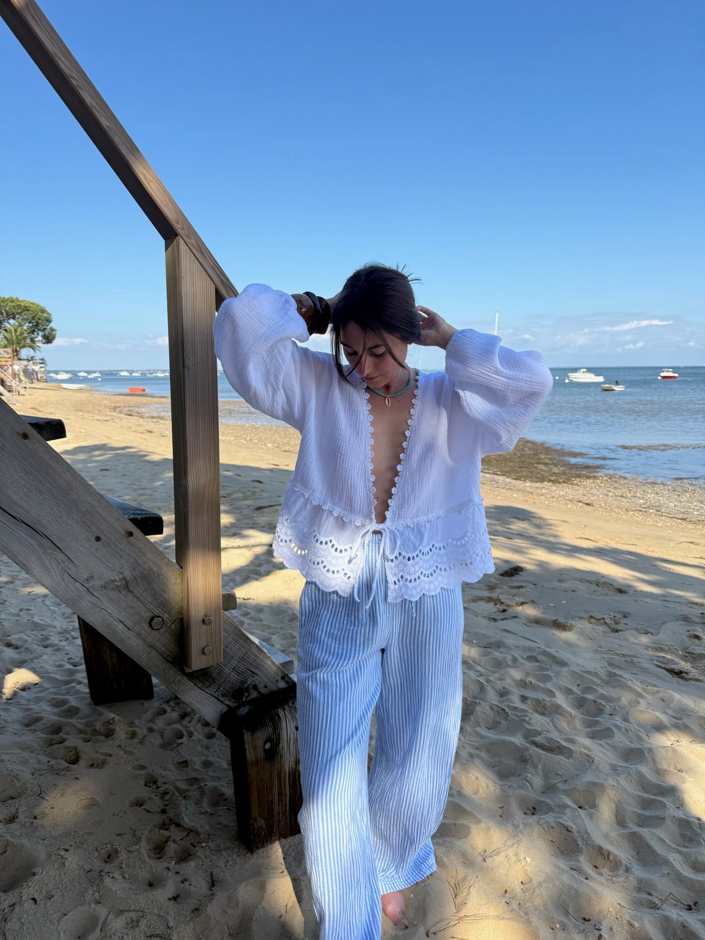 Blouse Lara blanche