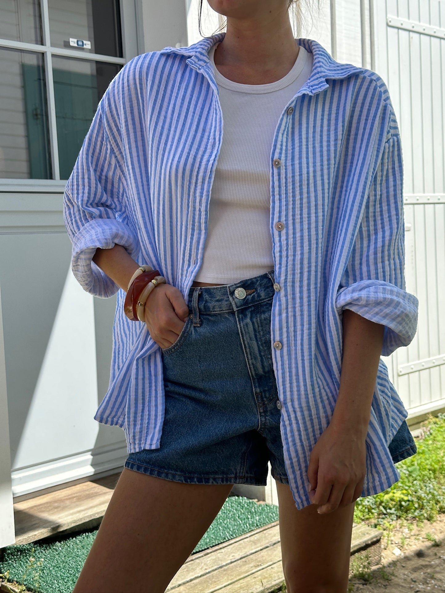 Chemise gaze de coton Louna