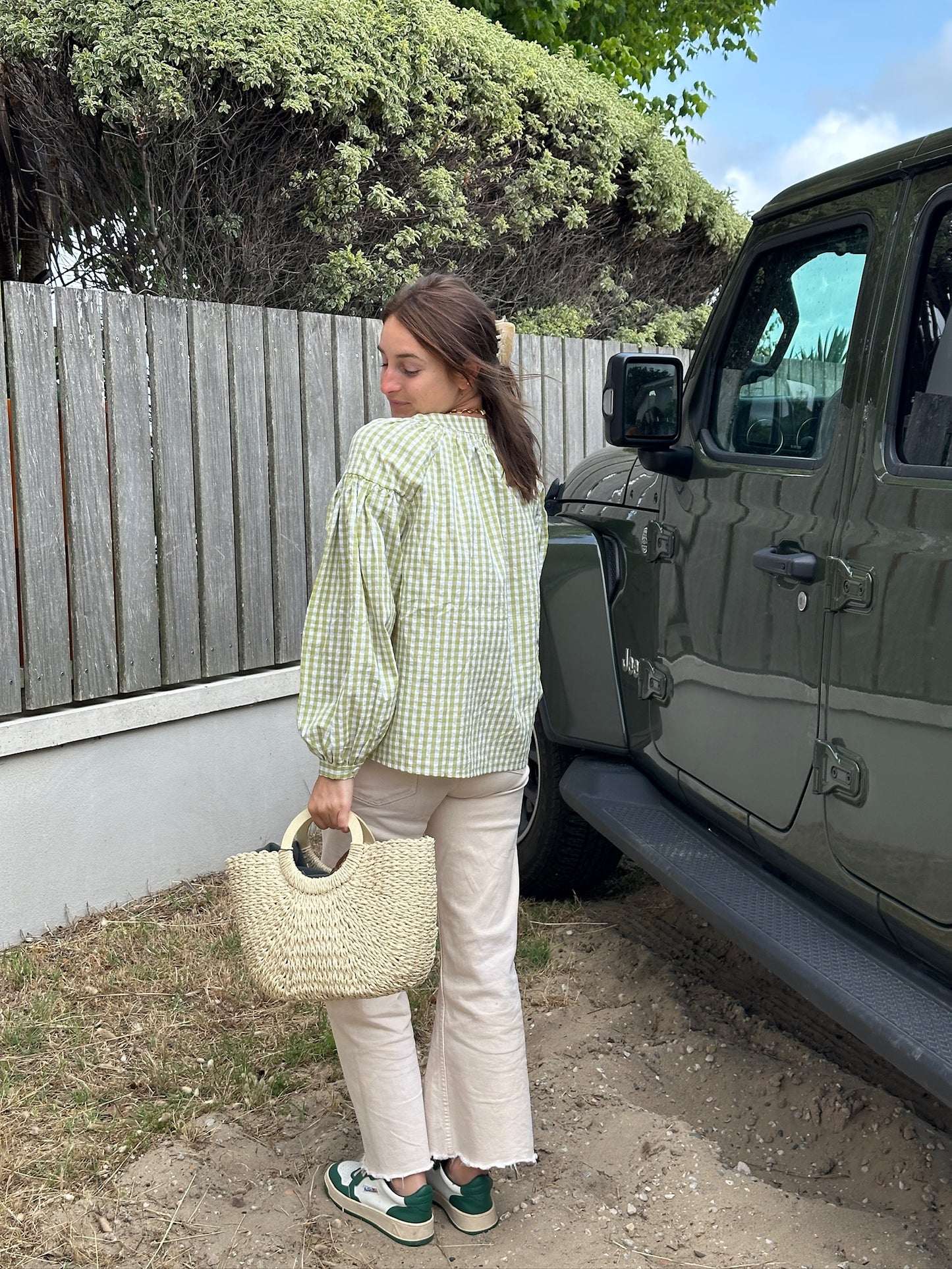 Chemise Livia verte