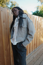 Veste effet laine Alex
