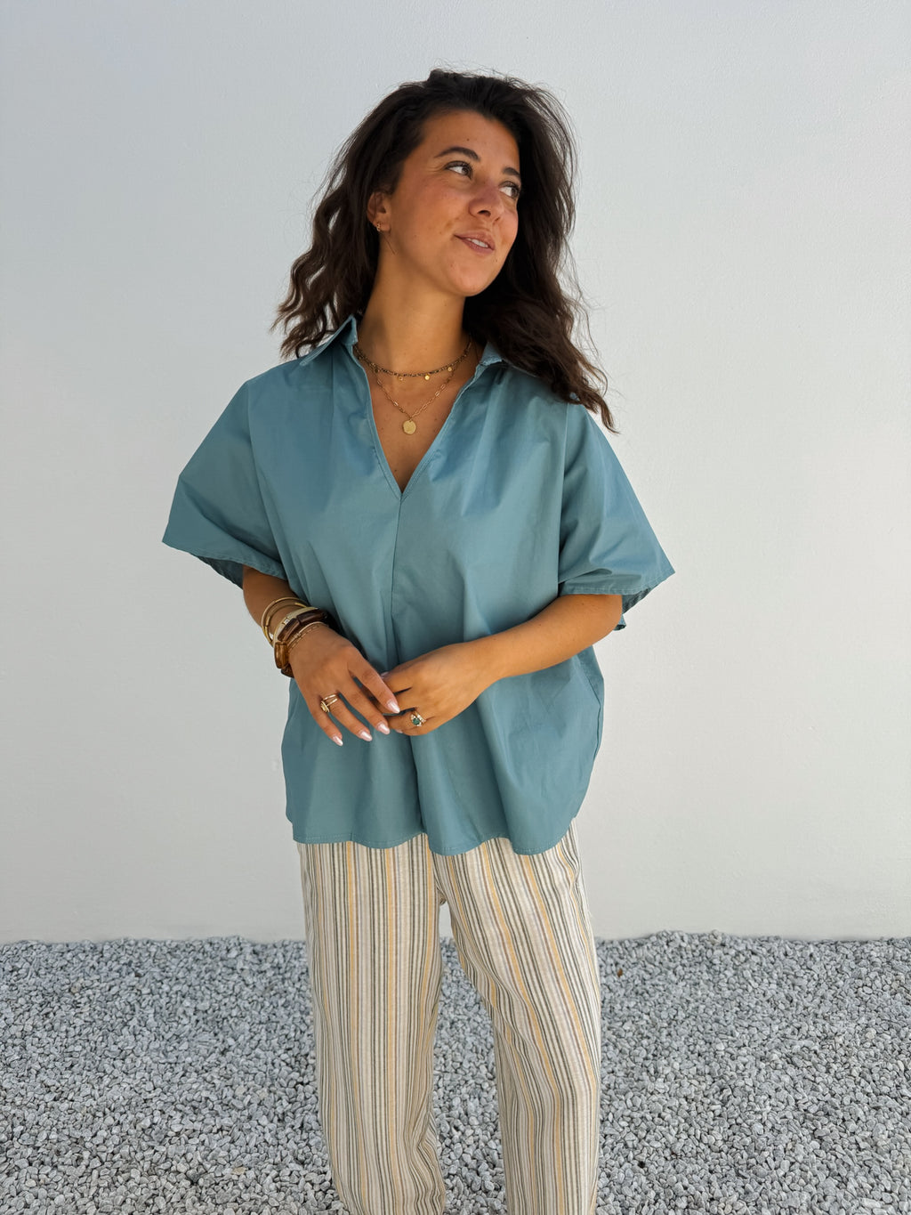 Blouse dos nu Lisa