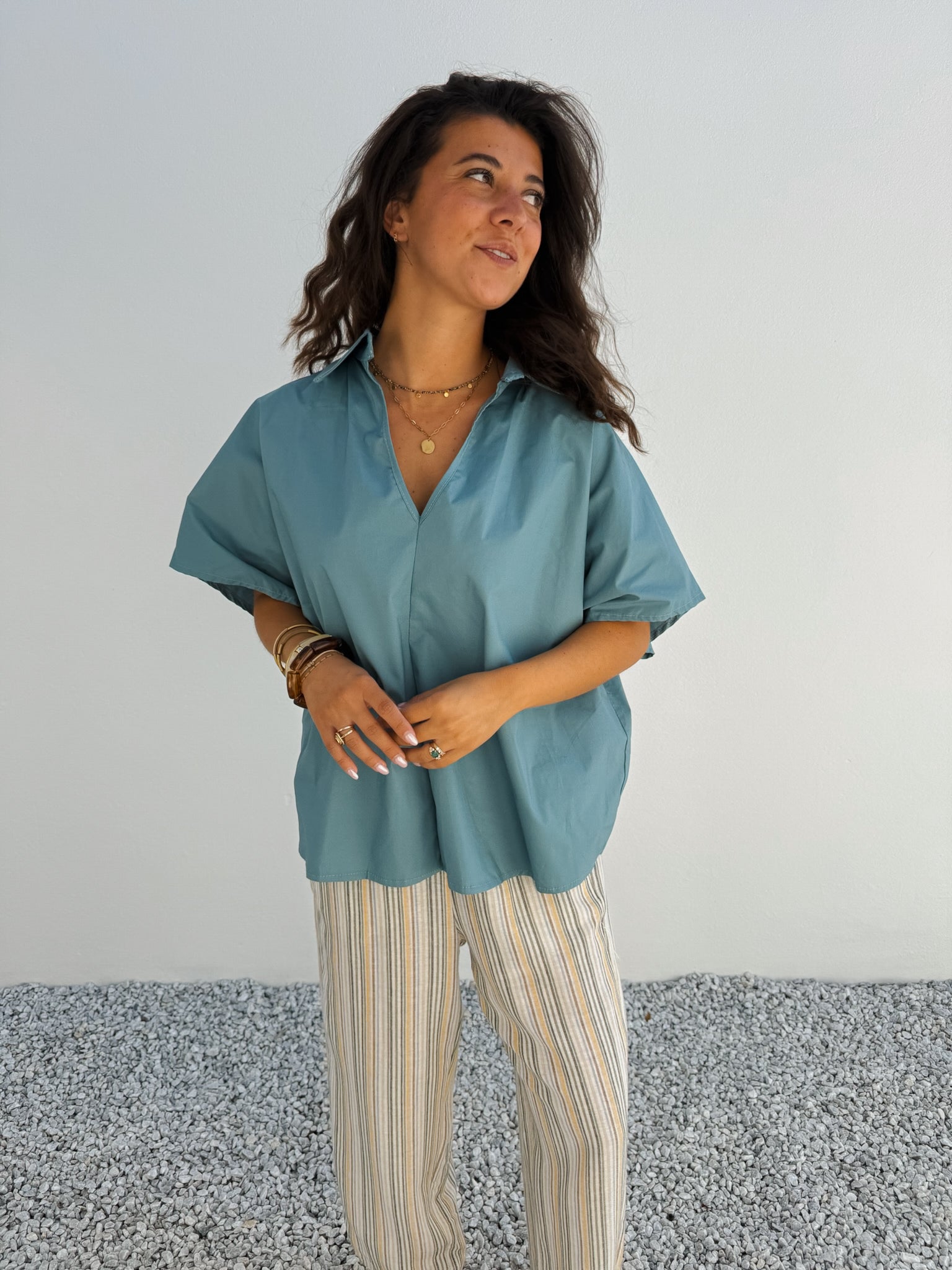 Blouse dos nu Lisa