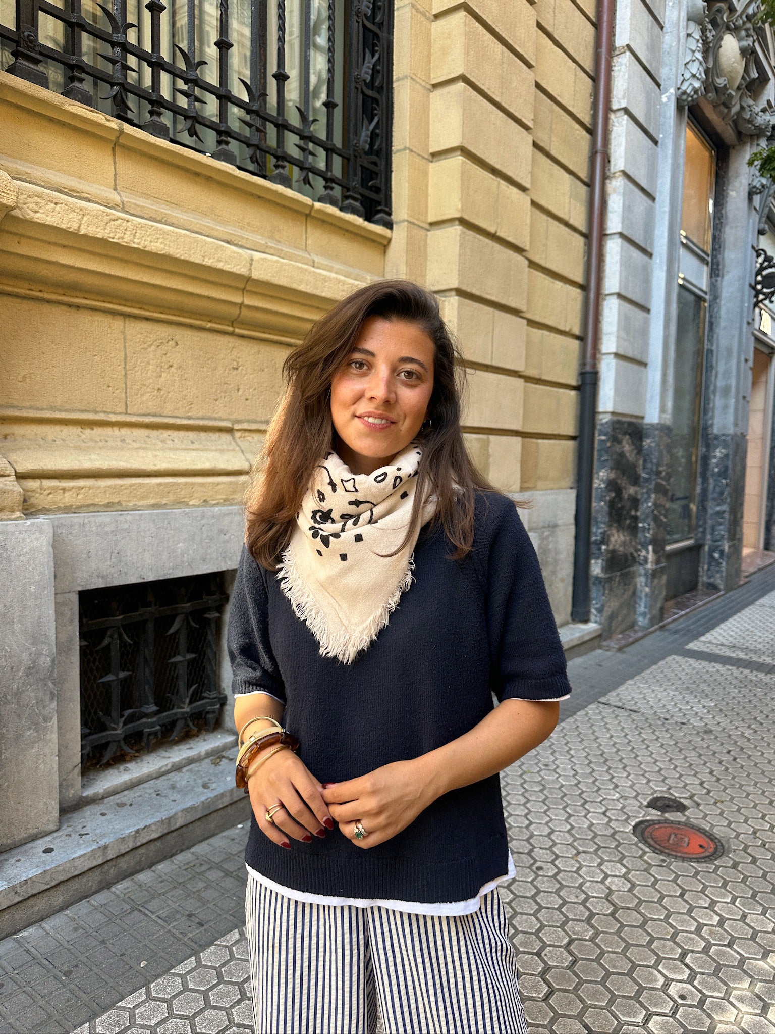 Foulard Jean Beige
