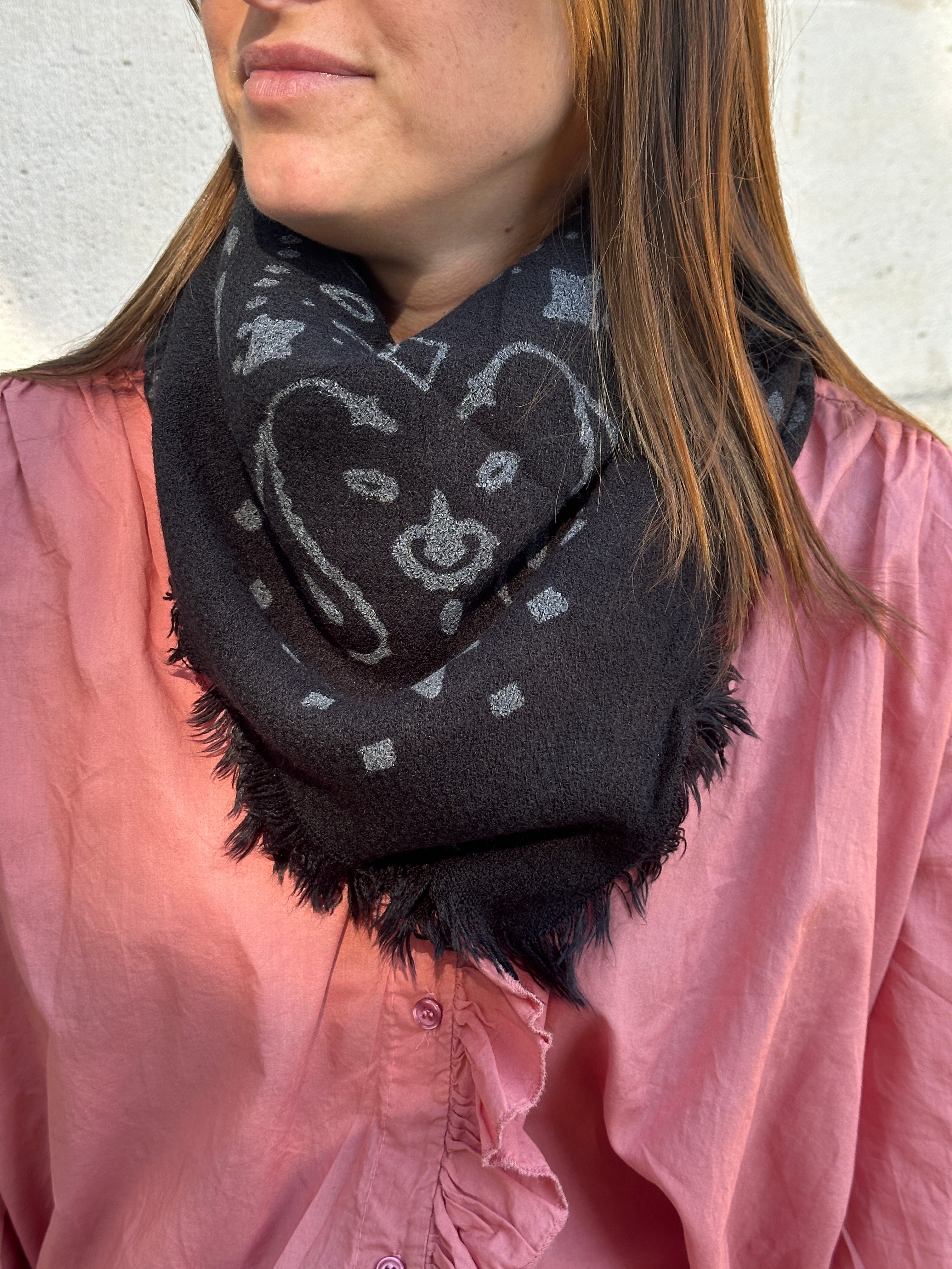 Foulard Jean Noir