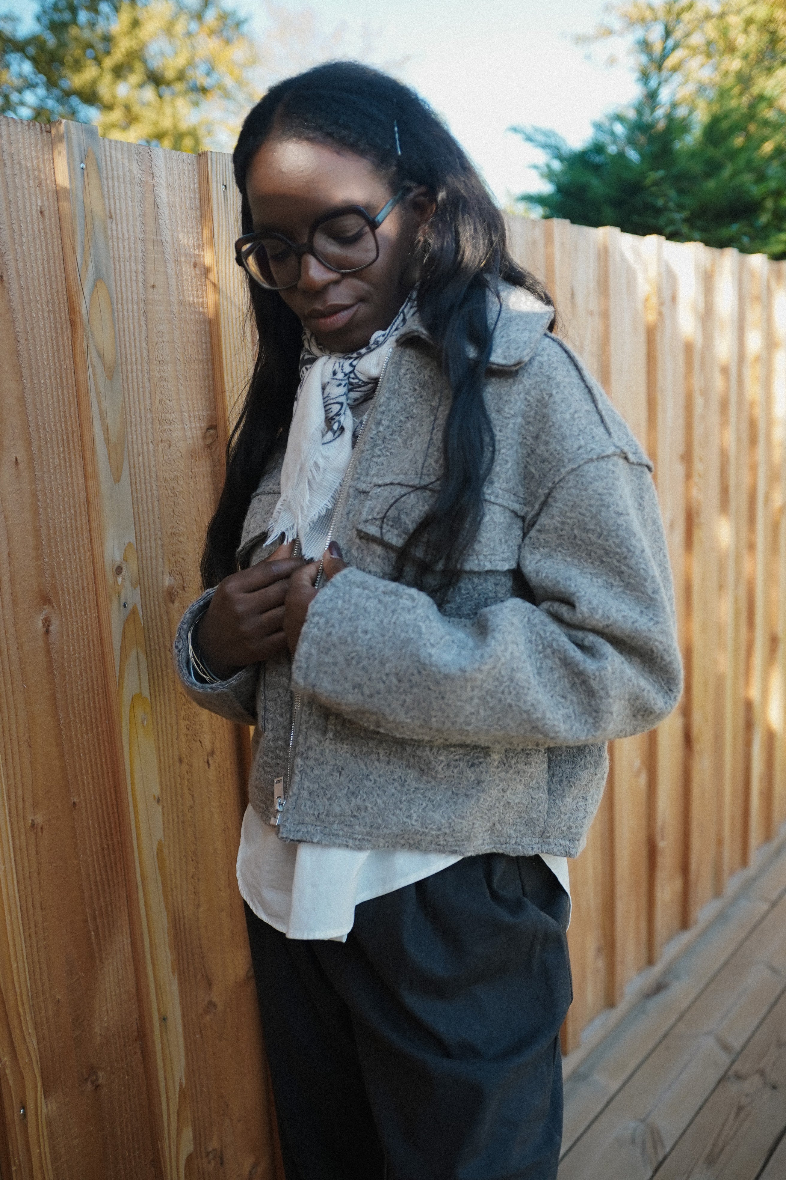 Veste effet laine Alex