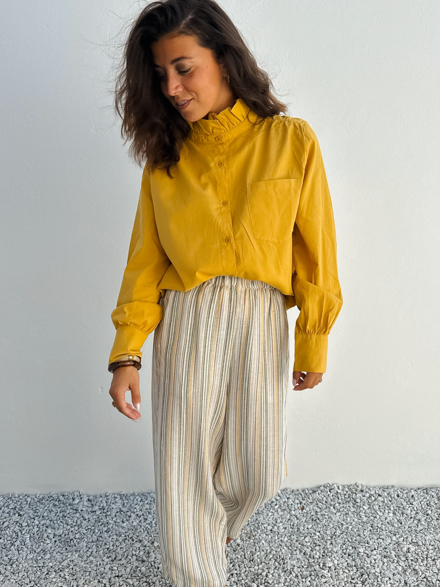 Chemise Eva moutarde