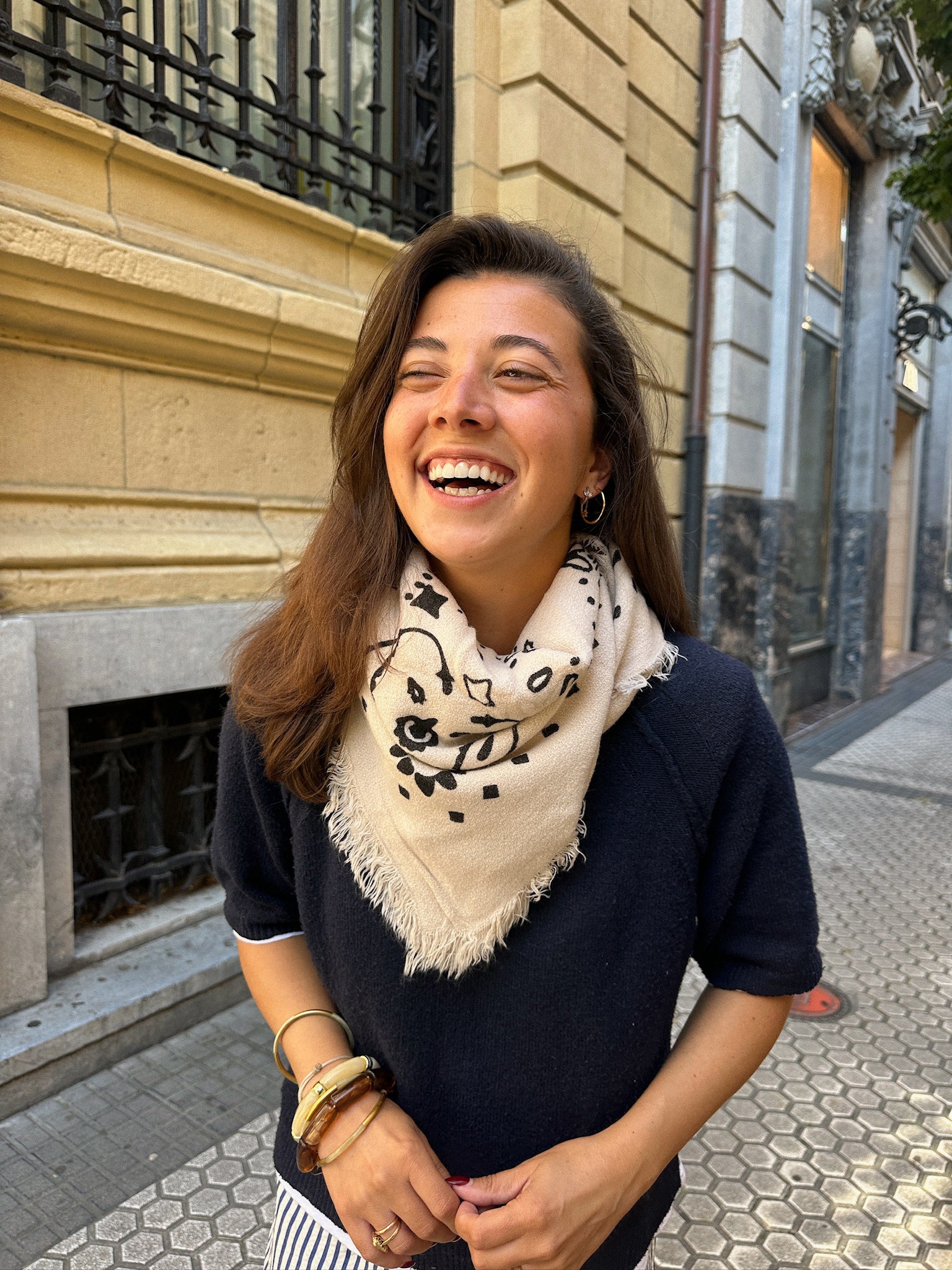 Foulard Jean Beige