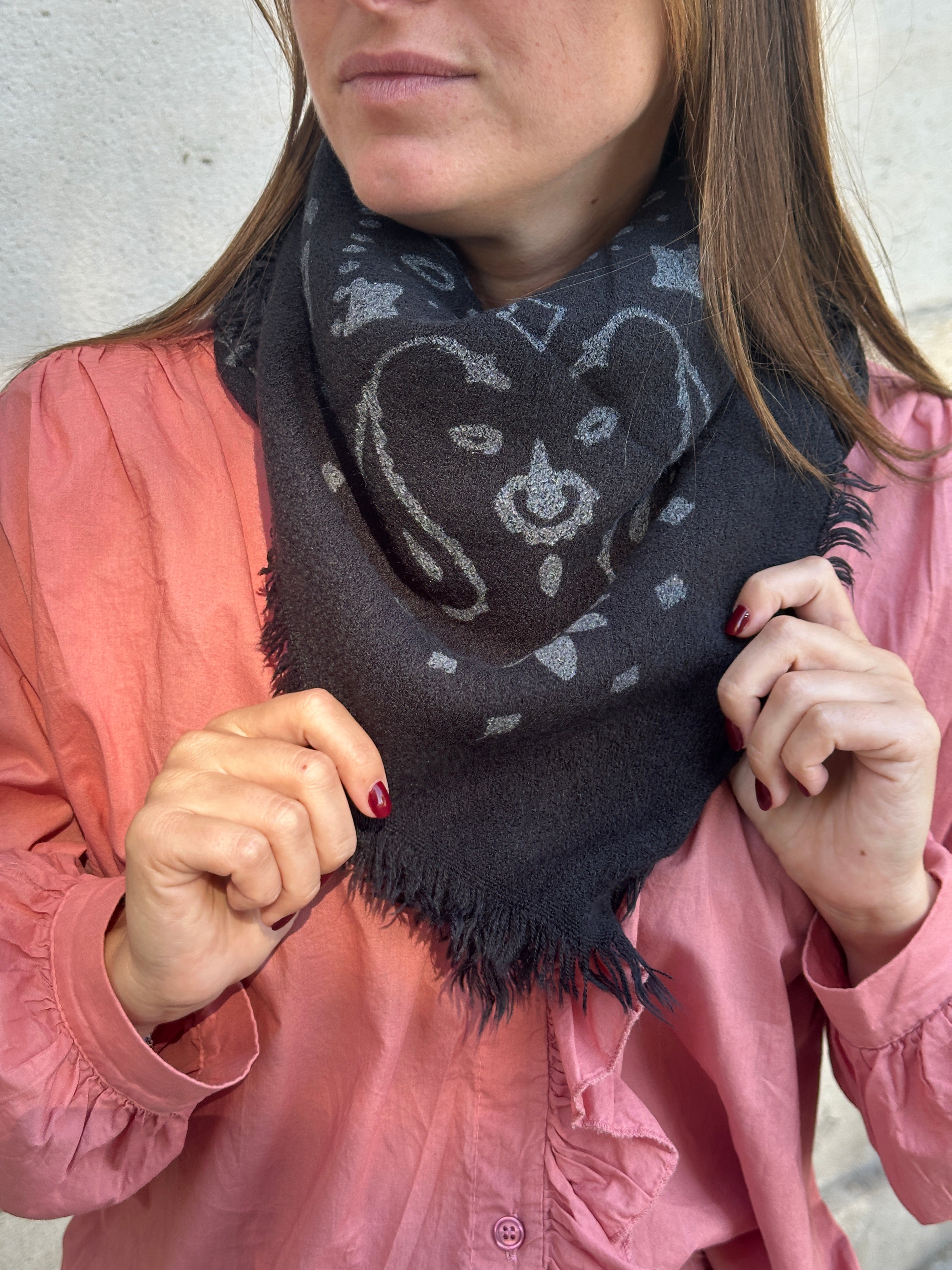 Foulard Jean Noir