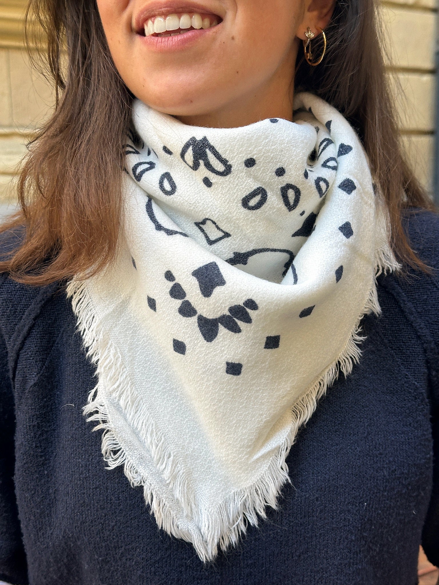 Foulard Jean Blanc