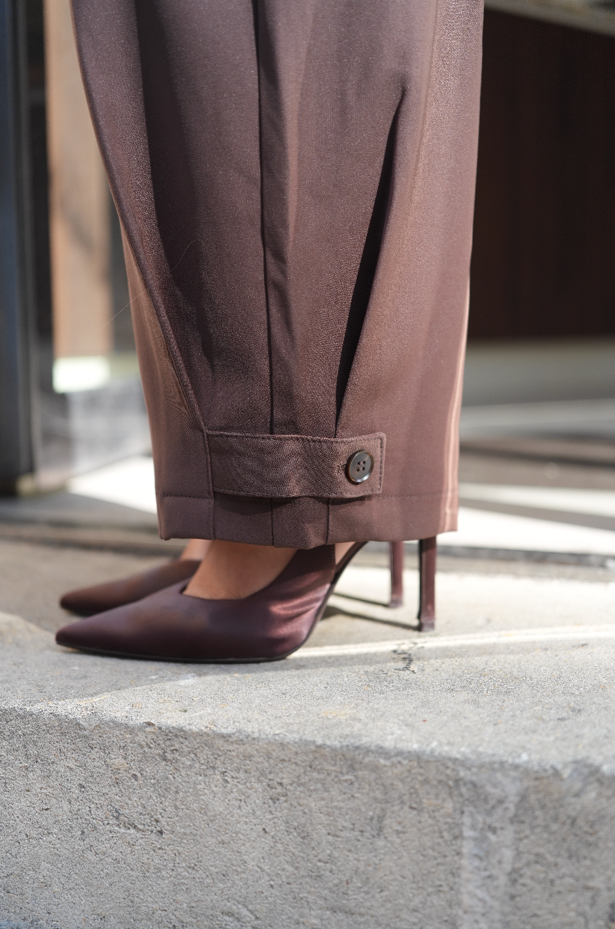 Pantalon Mael chocolat