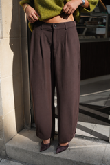 Pantalon Mael chocolat