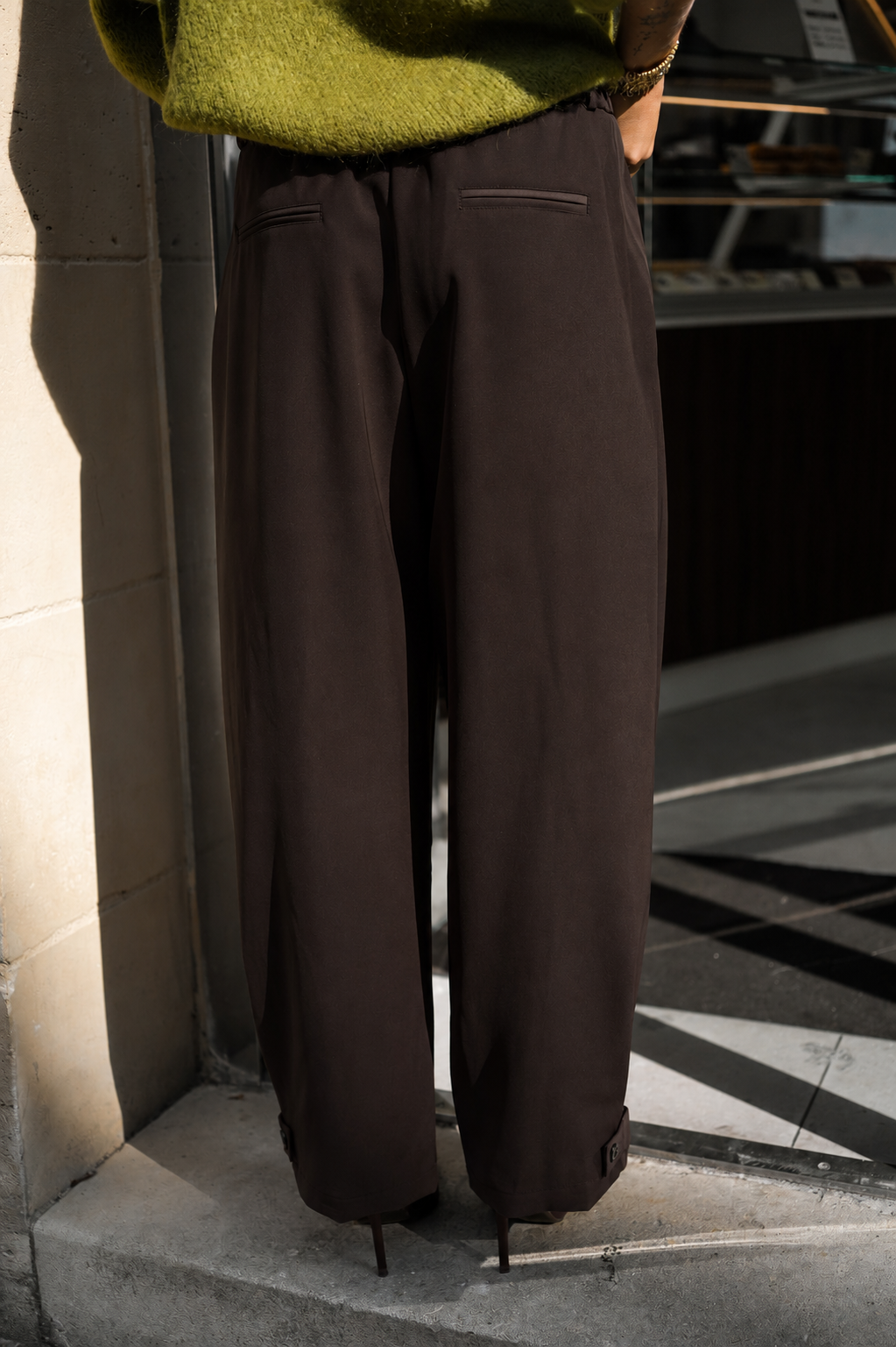 Pantalon Mael chocolat