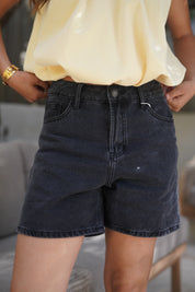Short jean Luisa noir