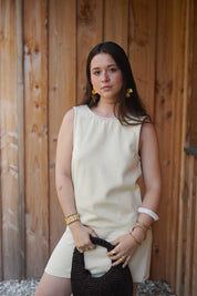 Robe Cassandre beige