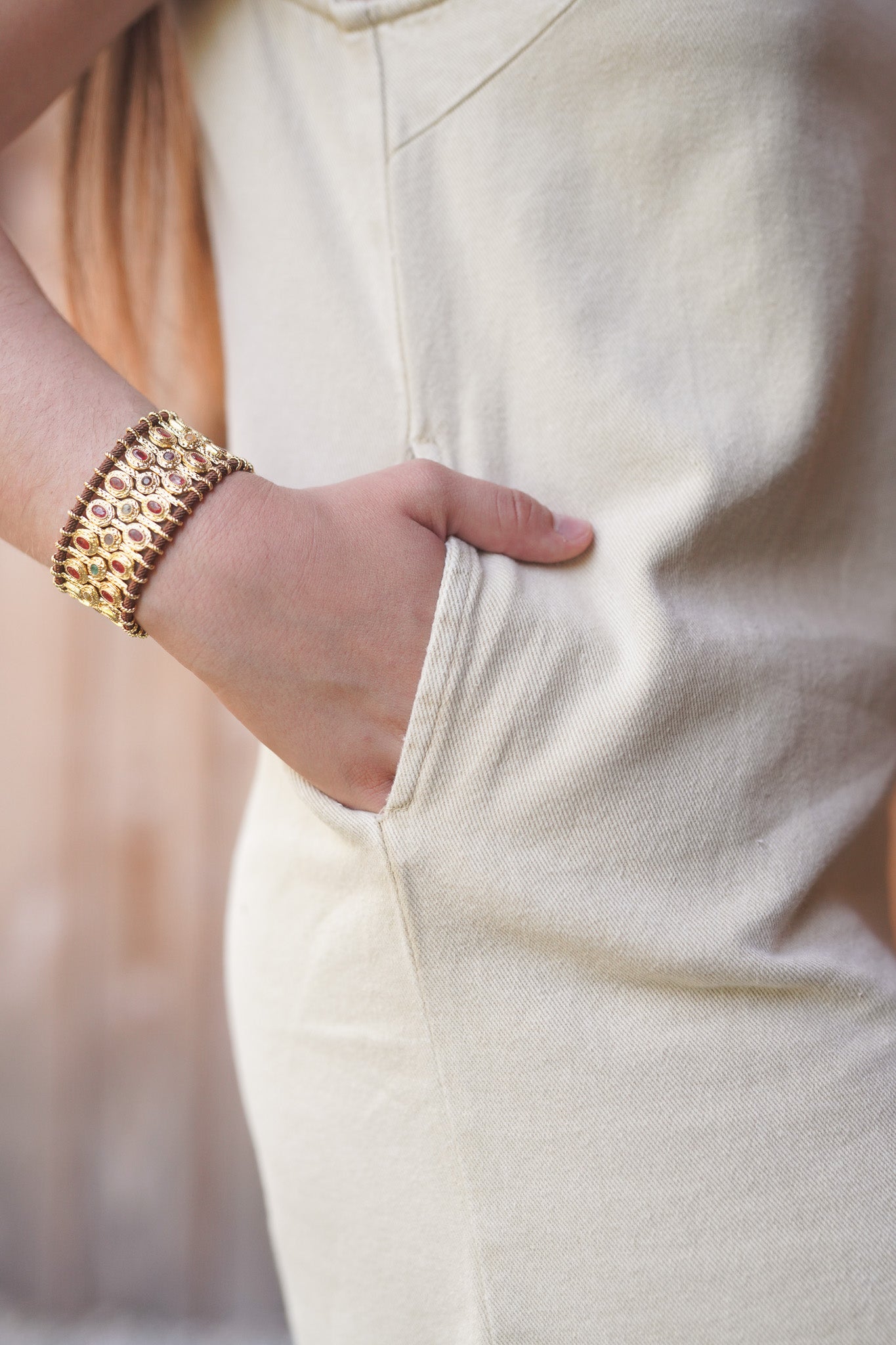 Robe Cassandre beige