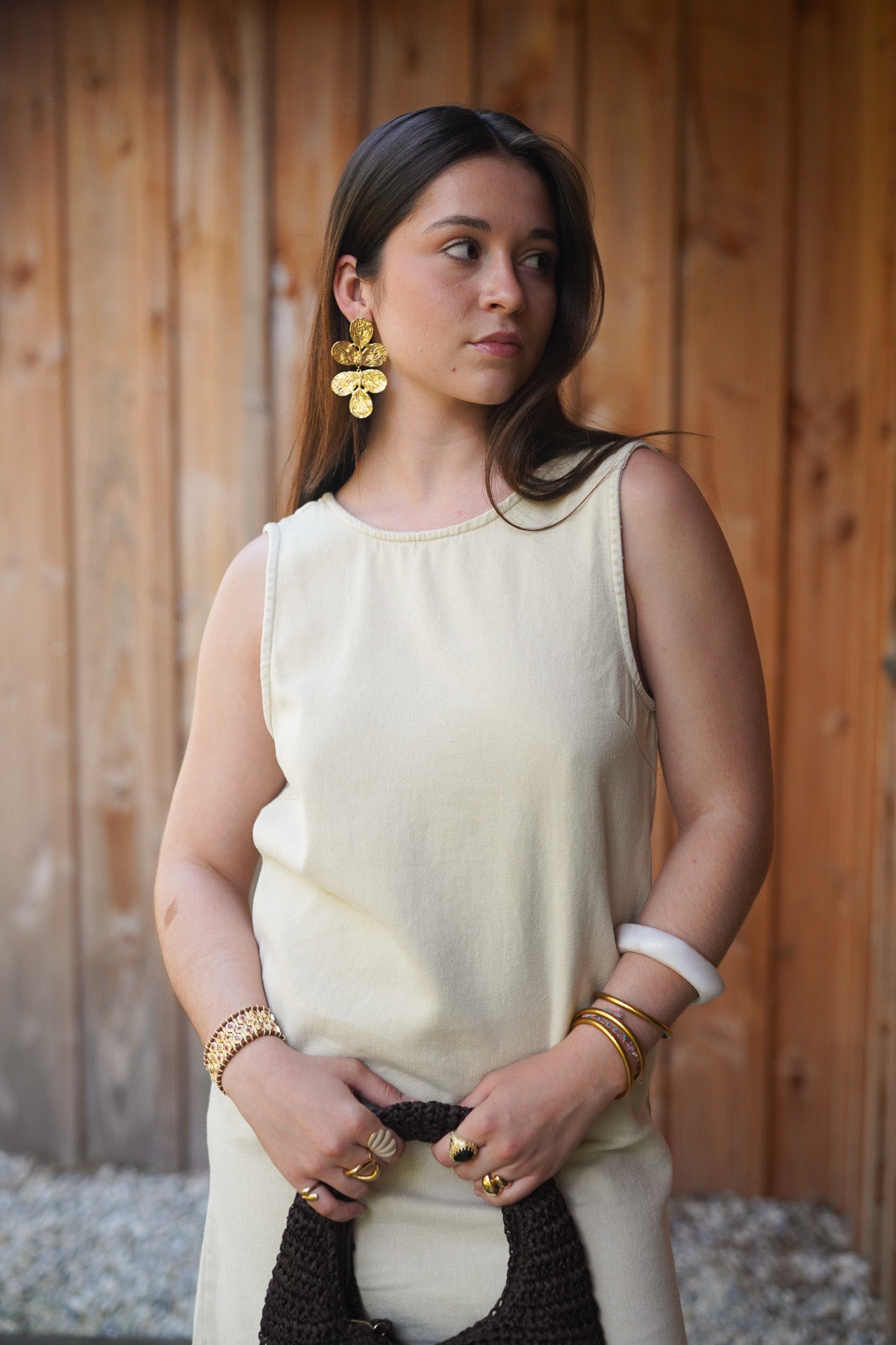 Robe Cassandre beige