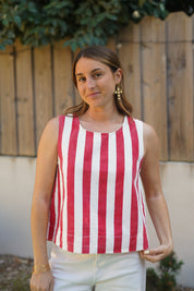Top Roxy rouge