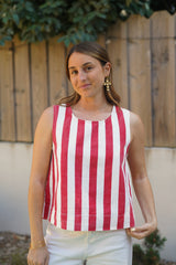 Top Roxy rouge