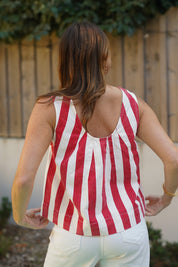 Top Roxy rouge