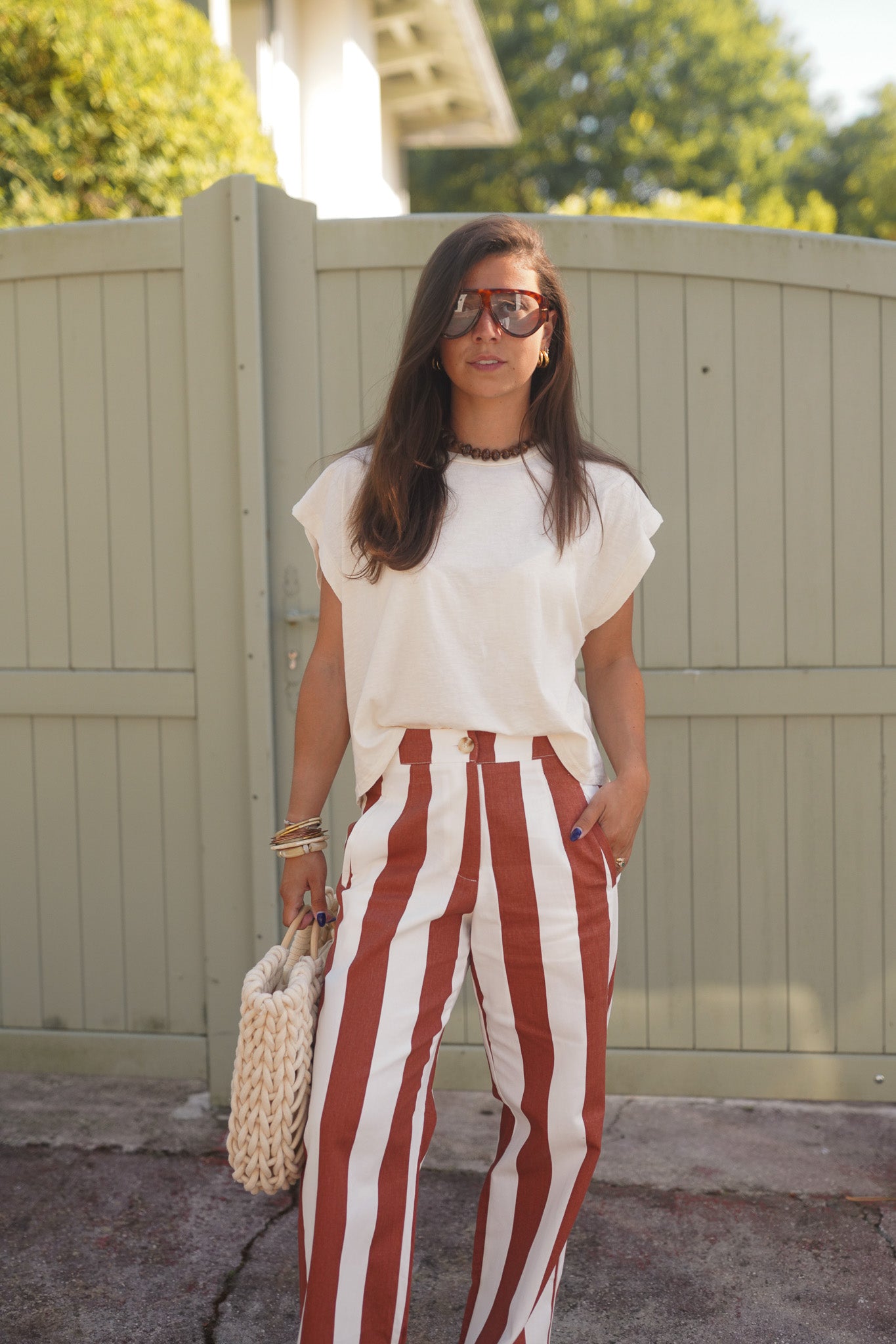 Pantalon Elma terracotta