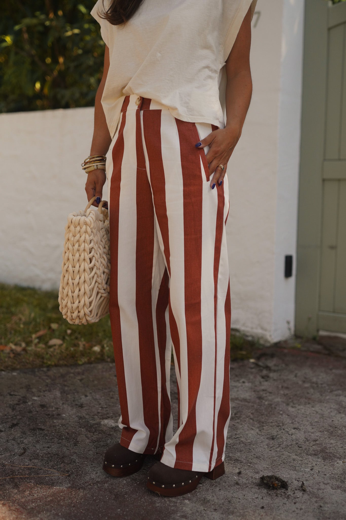 Pantalon Elma terracotta