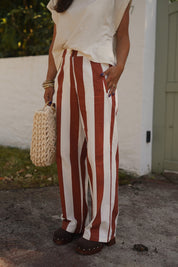 Pantalon Elma terracotta