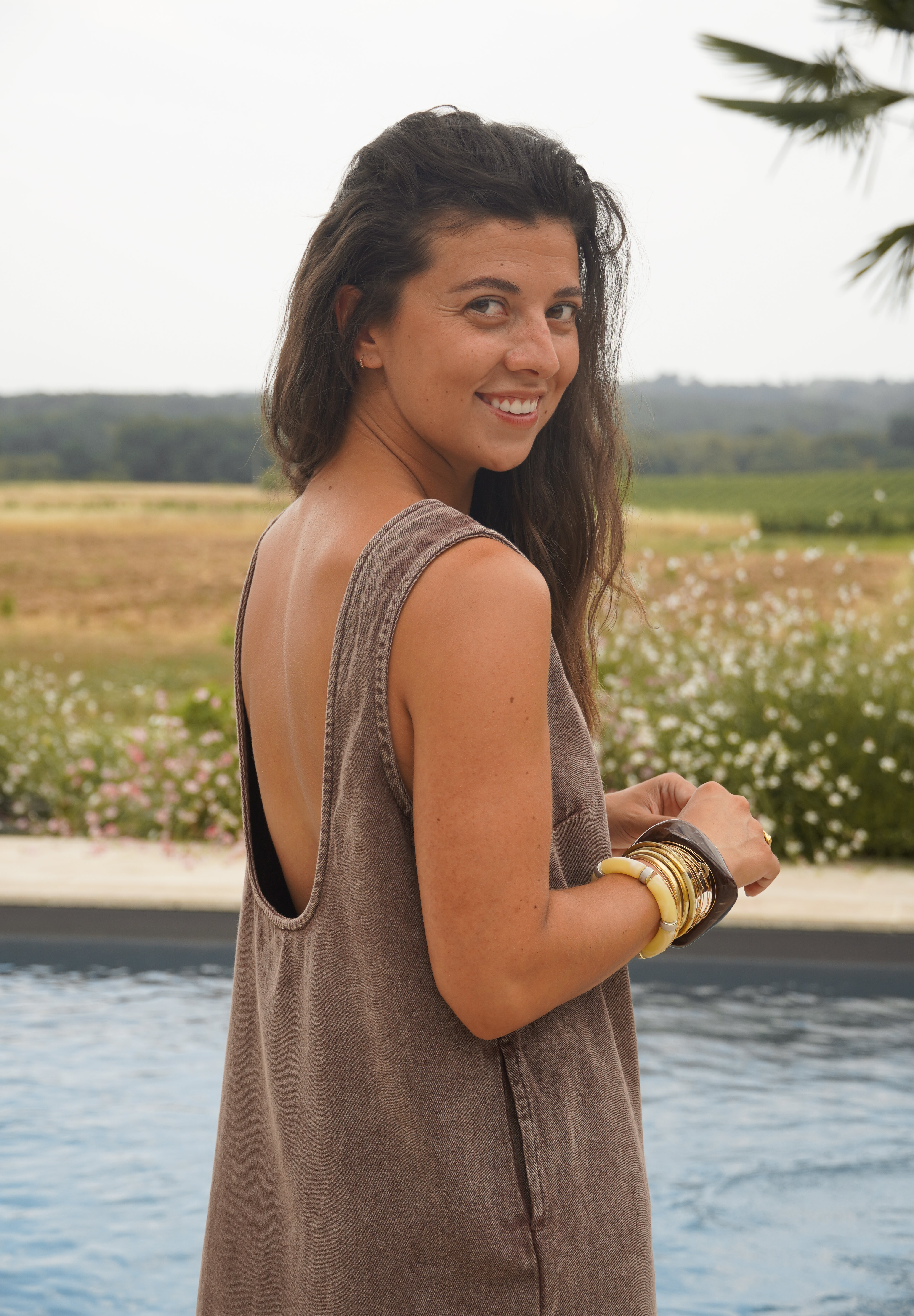 Robe Cassandre chocolat
