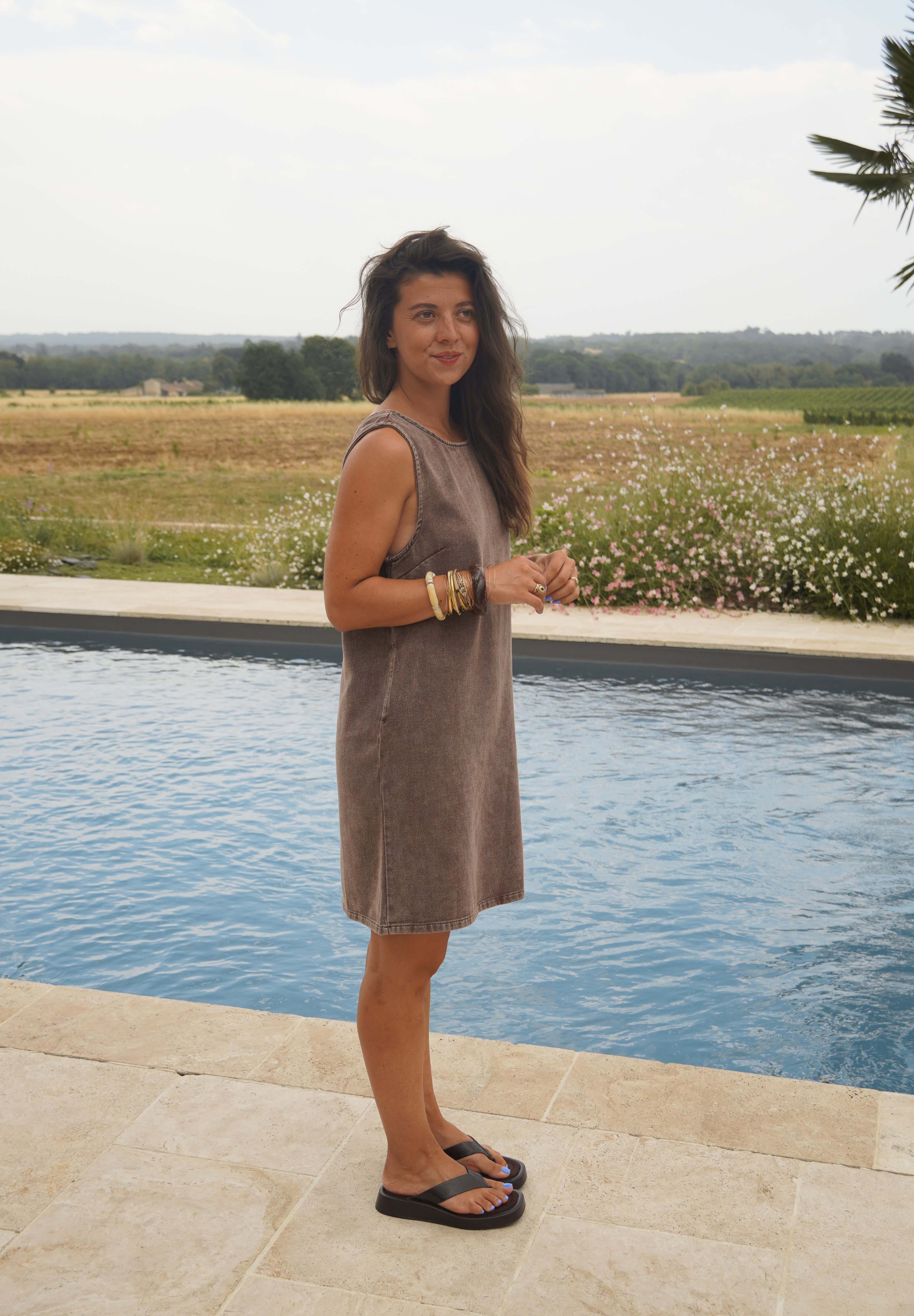 Robe Cassandre chocolat