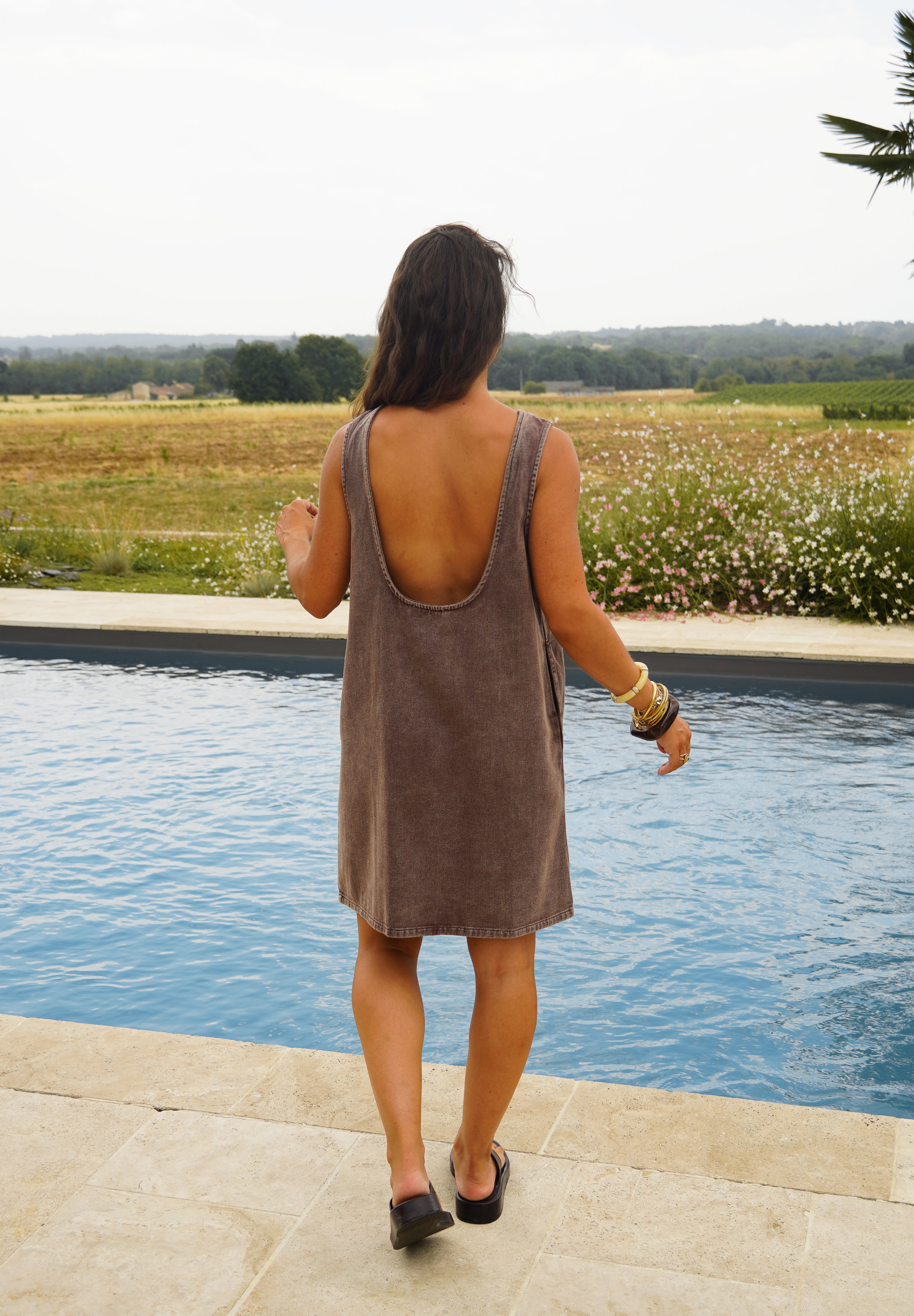 Robe Cassandre chocolat