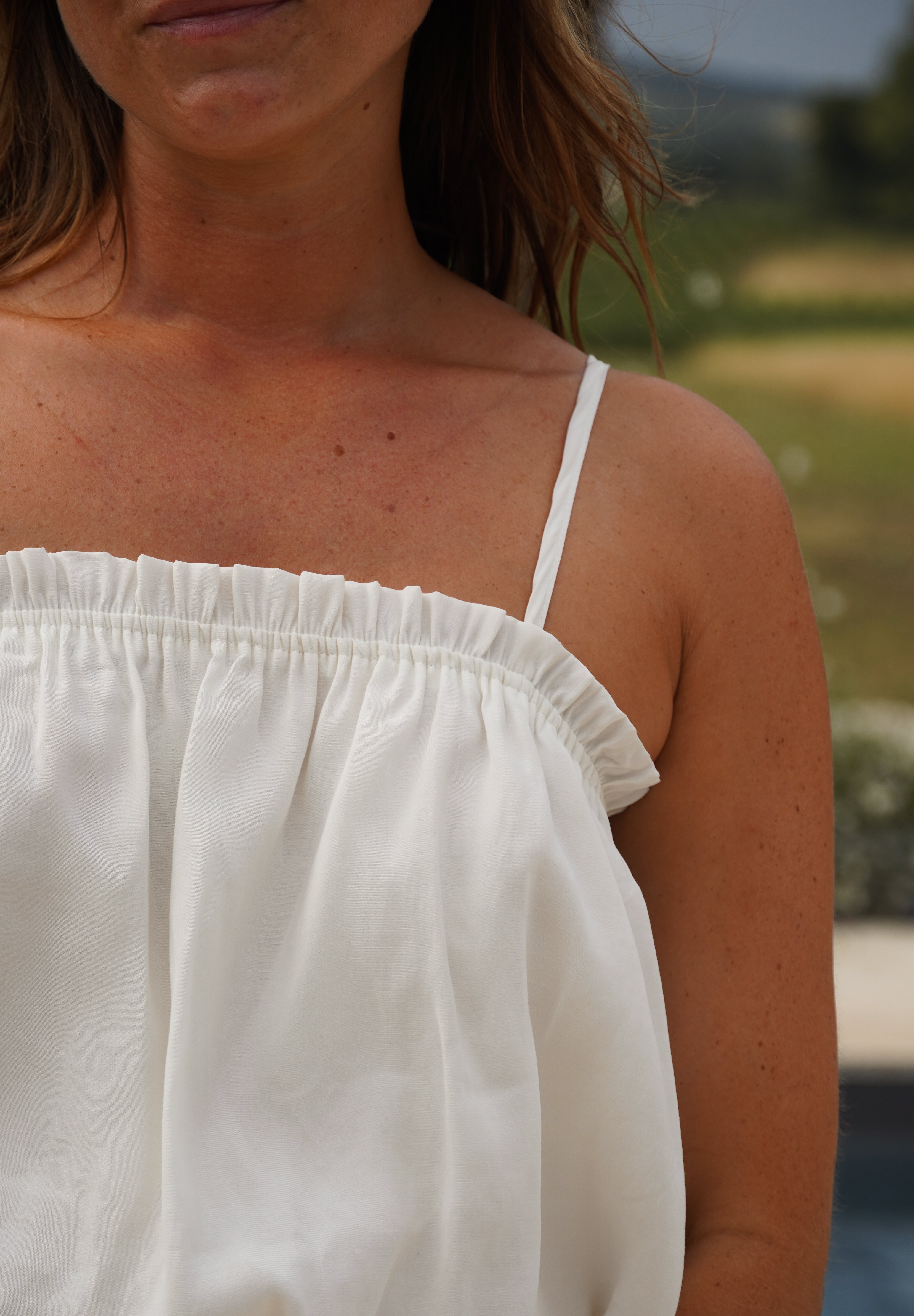 Top Cassy blanc