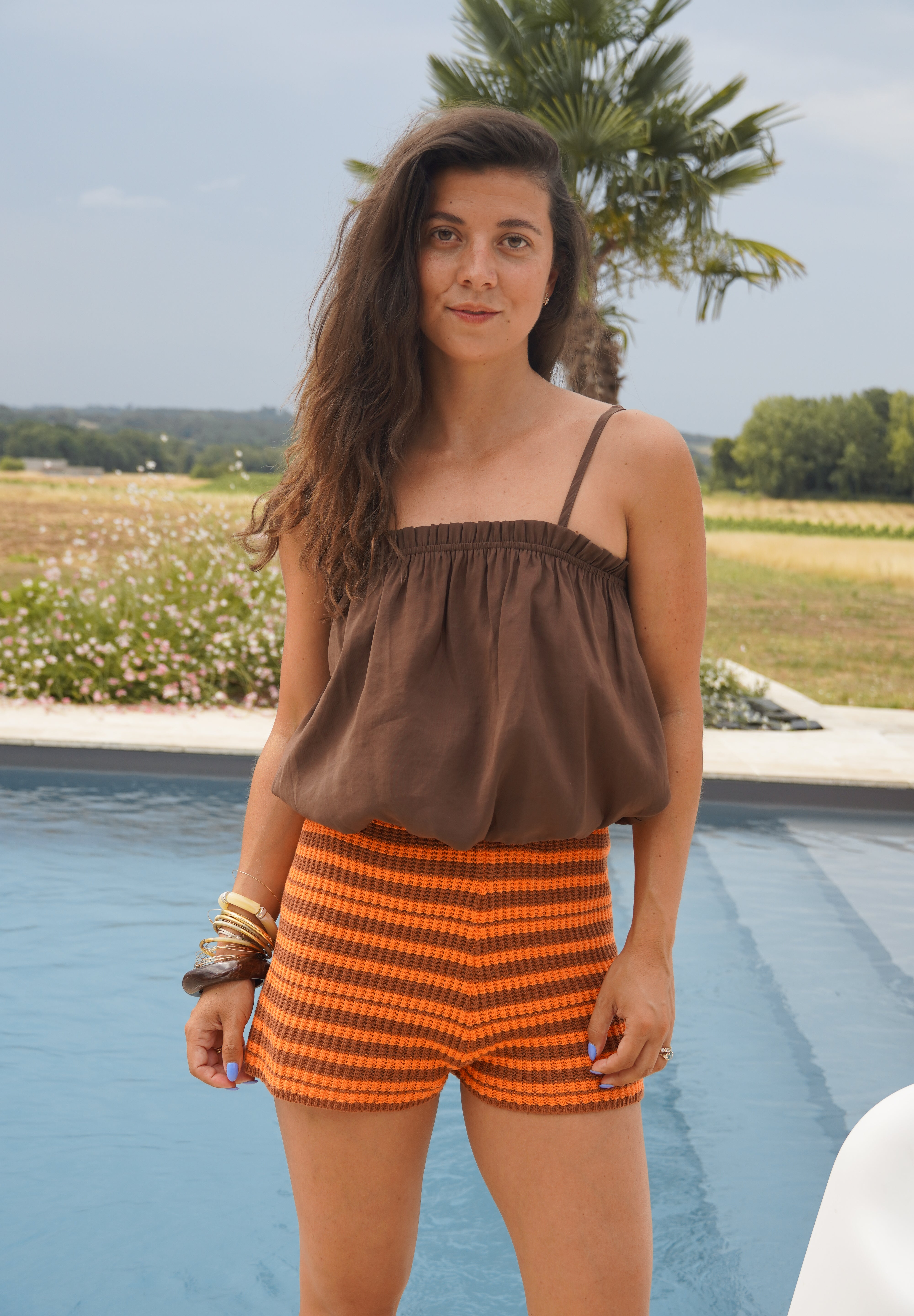 Top Cassy Marron