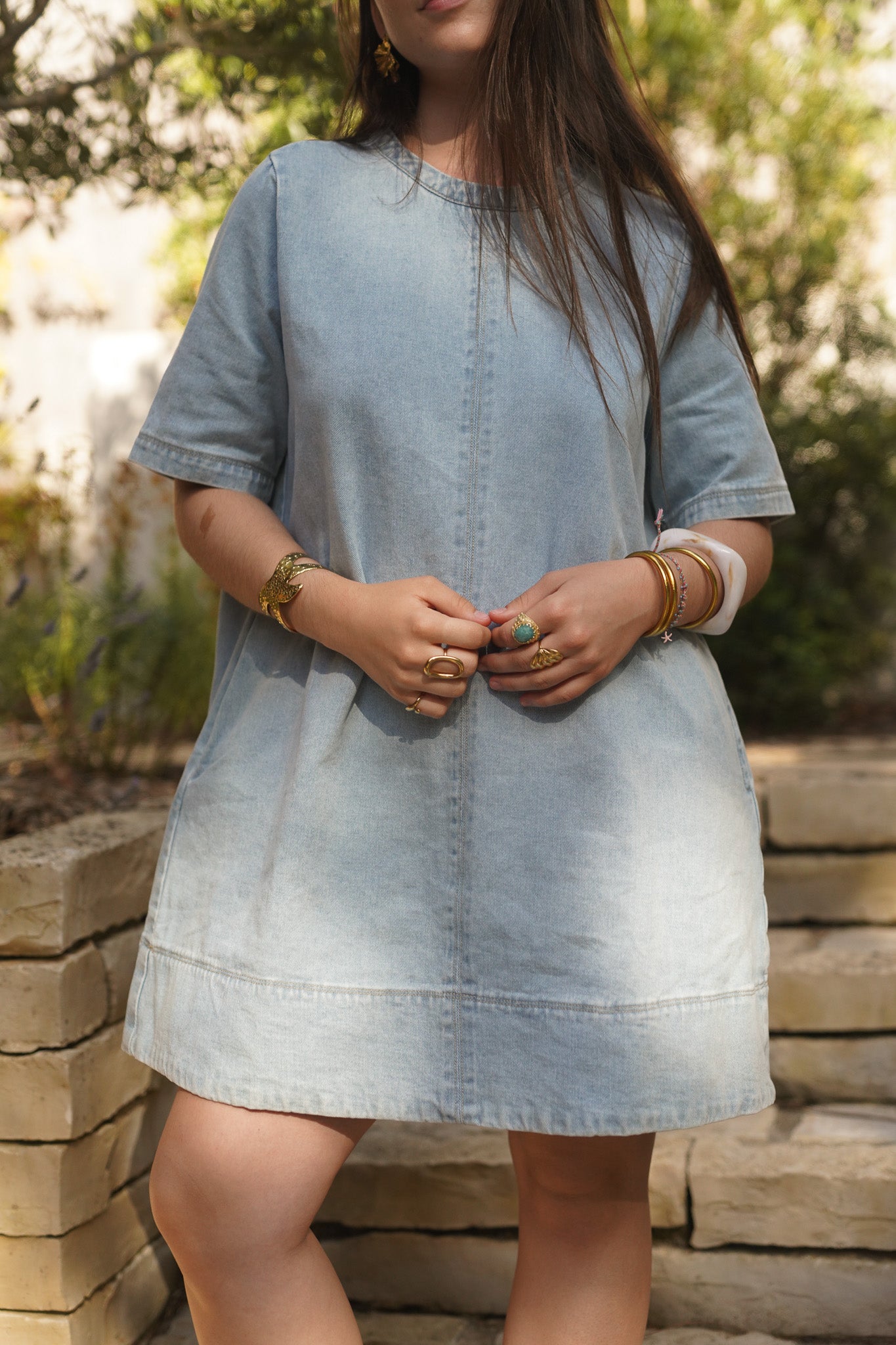 Robe Cléo bleue