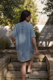 Robe Cléo bleue