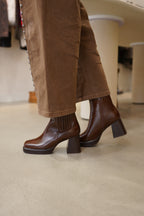 Bottines Clemi camel