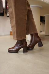 Bottines Clemi camel