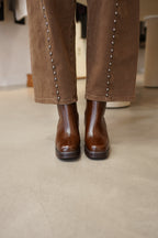 Bottines Clemi camel