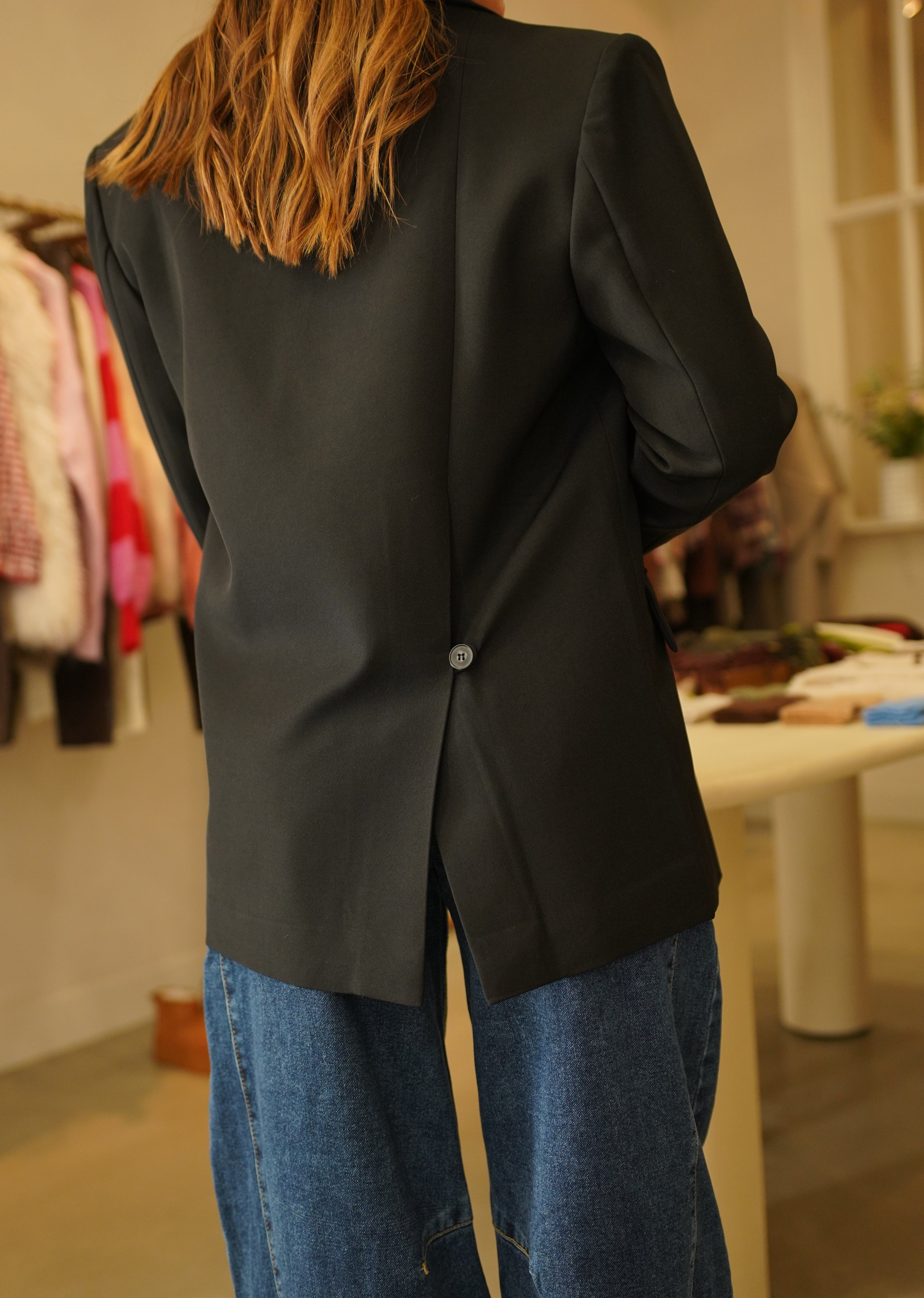 Blazer polo noir