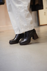 Bottines Clemi choco