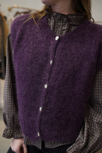 Gilet prunette
