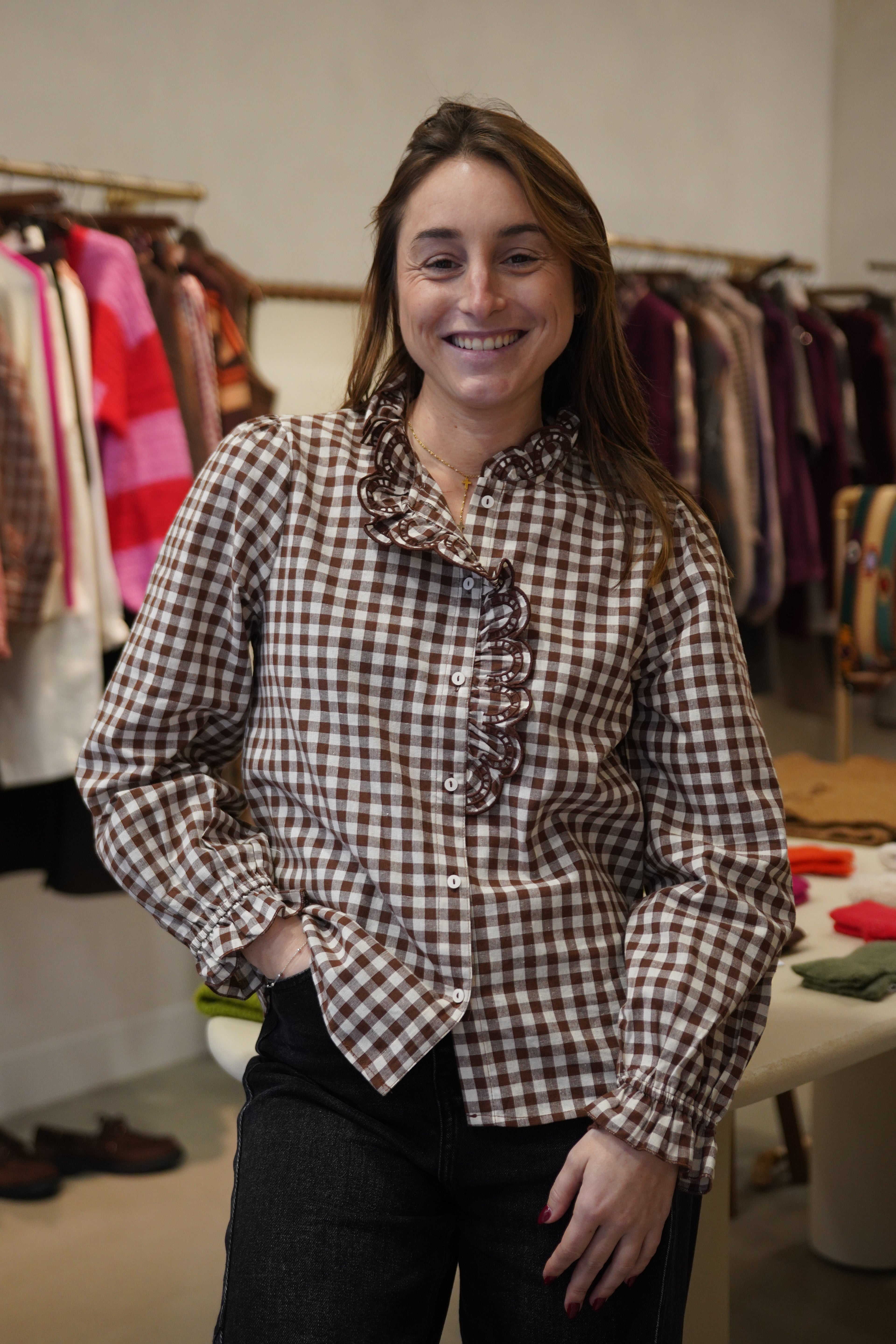 Chemise Stella choco