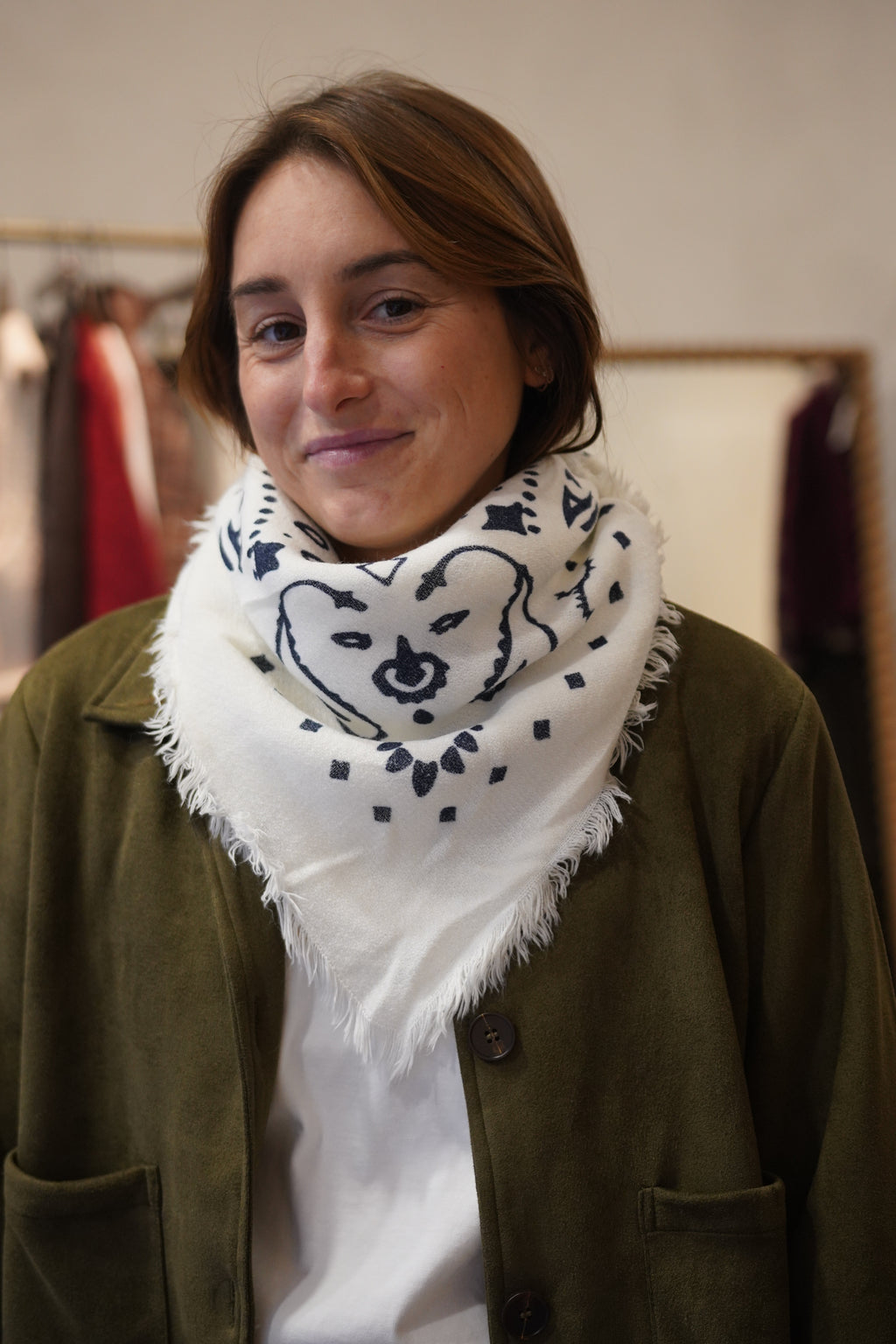 Foulard Jean Blanc