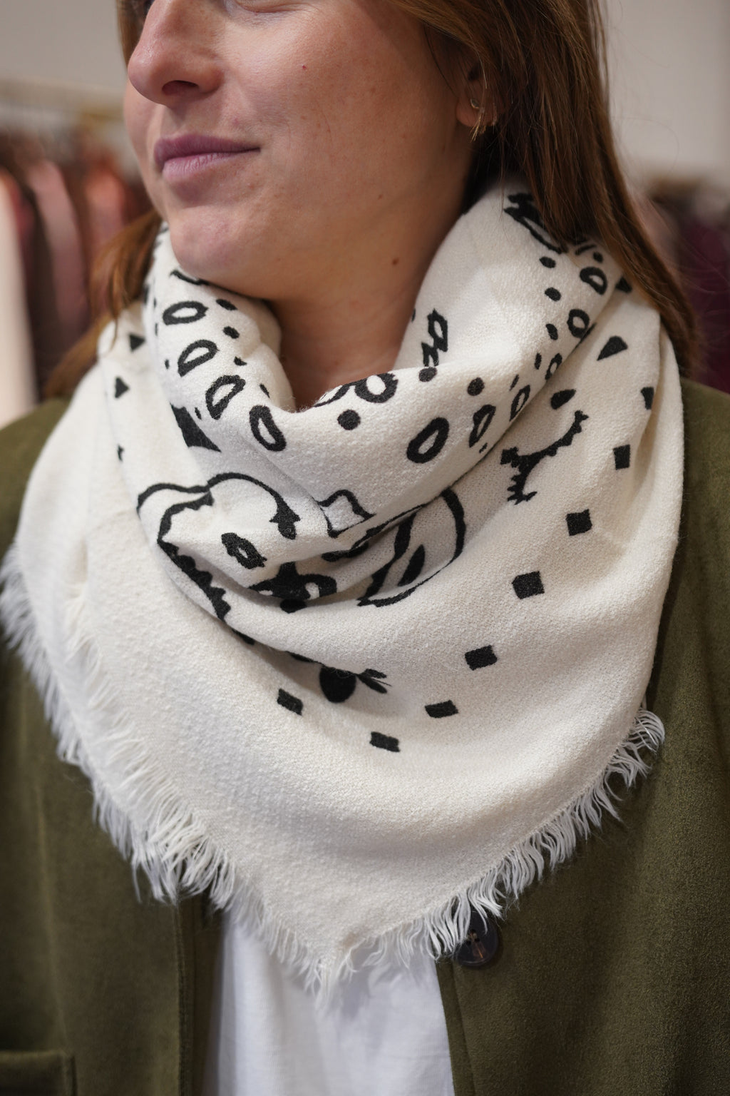 Foulard Jean Beige