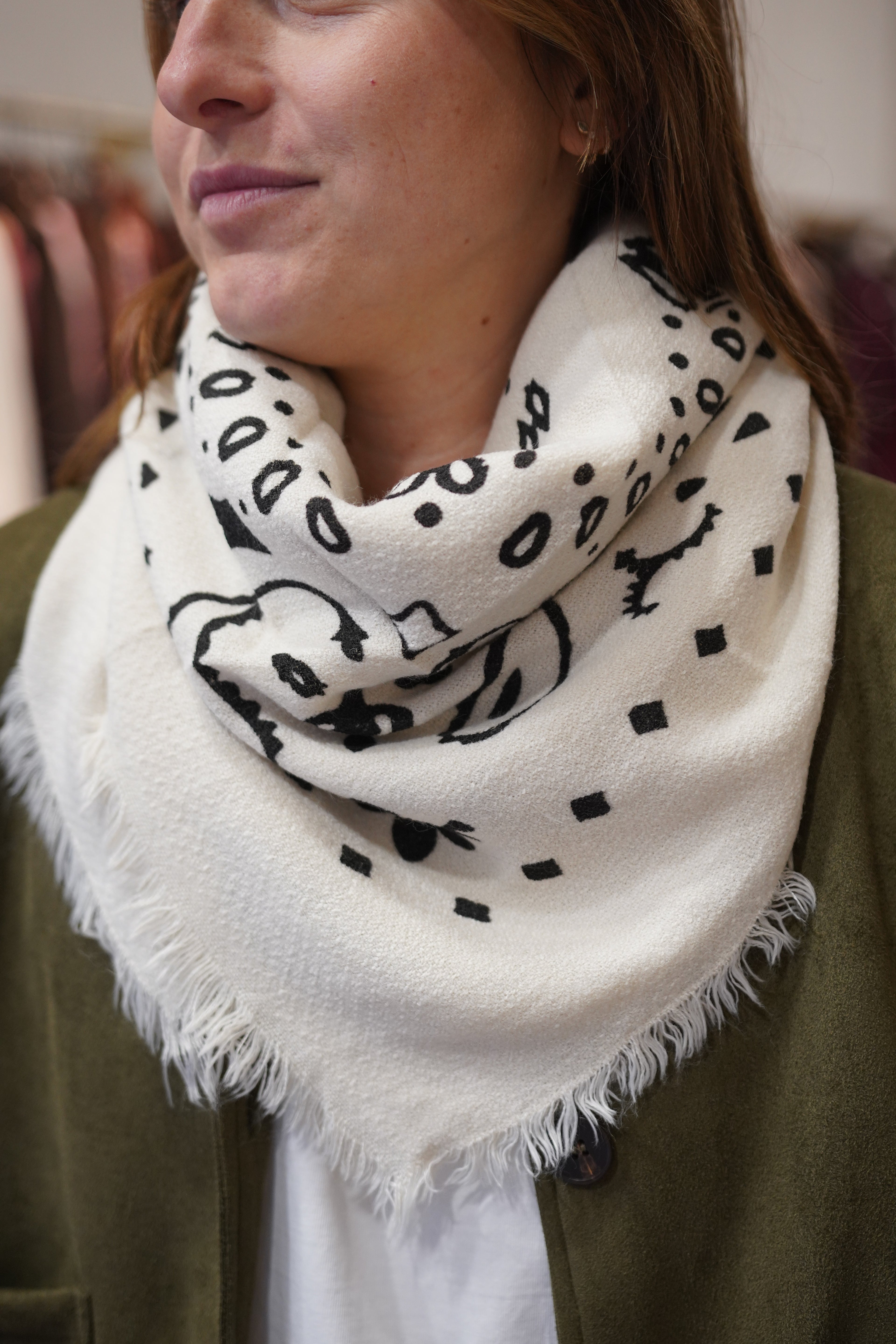 Foulard Jean Beige