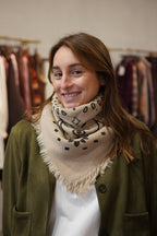Foulard Jean Taupe