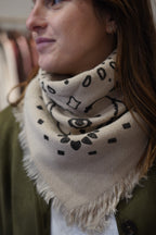 Foulard Jean Taupe